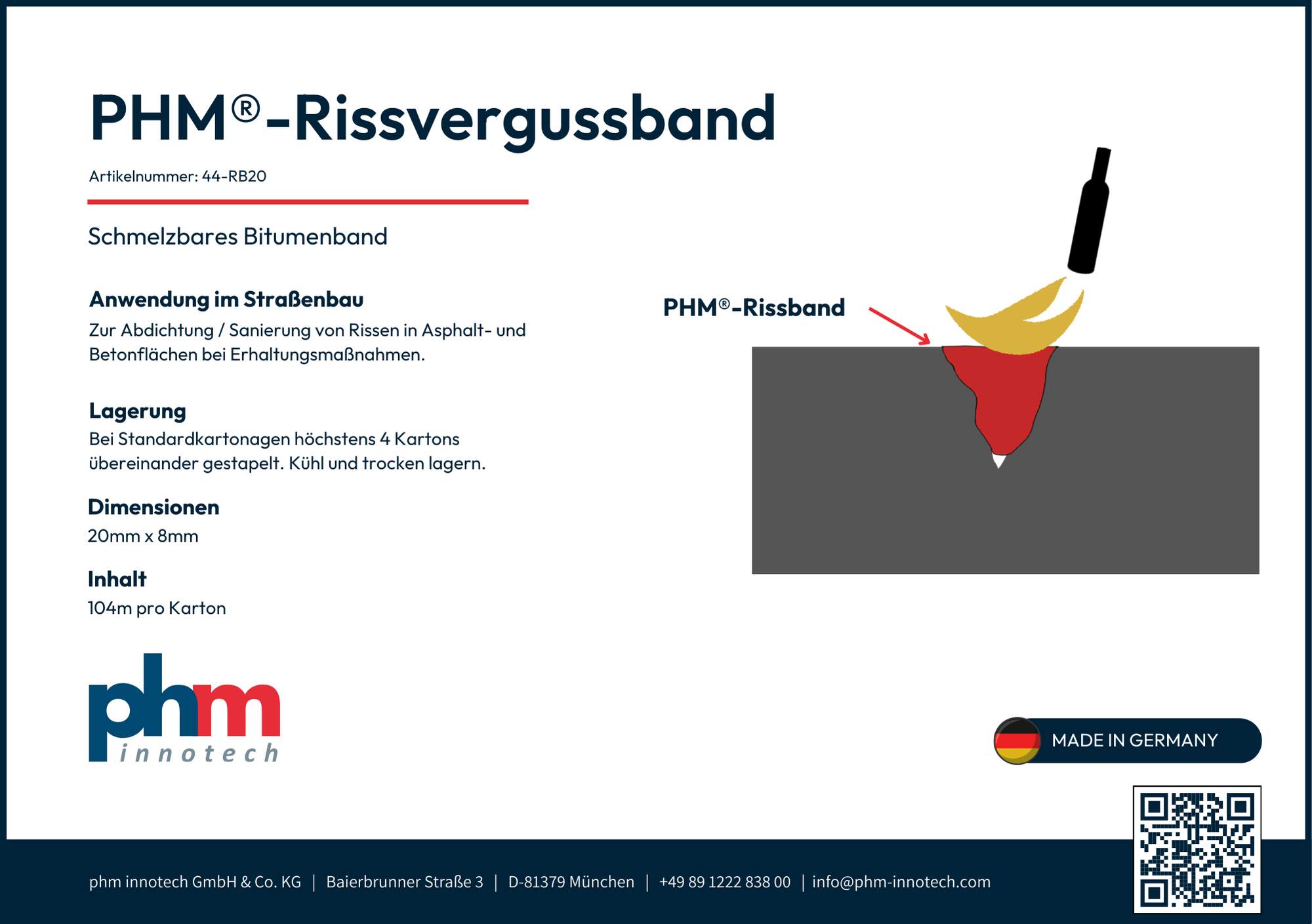 phm Rissvergussband Etikett