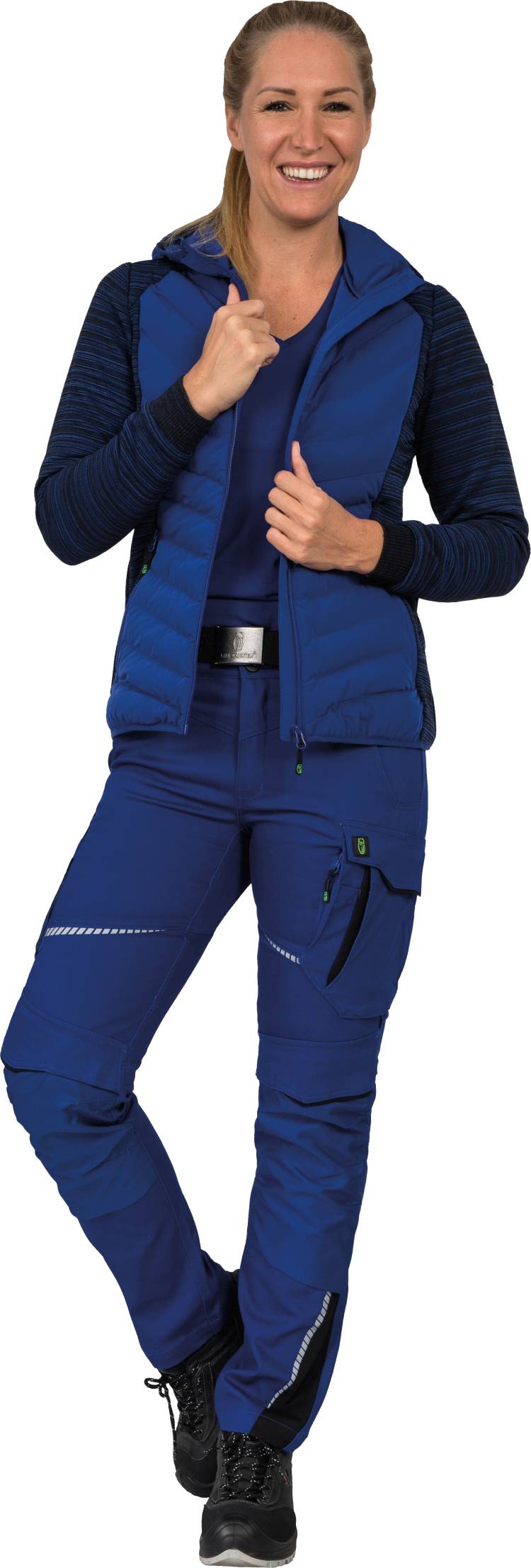 Leibwaechter Damenhybridjacke kornblau Model 2