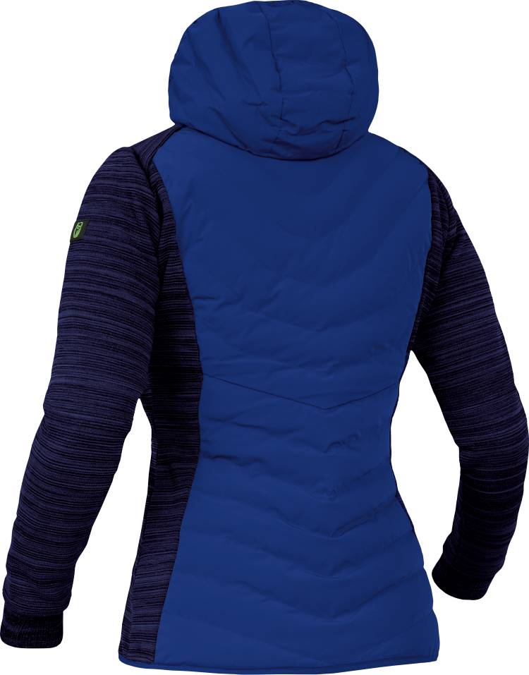 Leibwaechter Damenhybridjacke kornblau Rueckseite