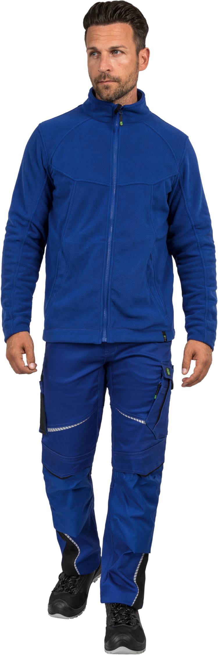 Leibwaechter Polar Fleecejacke kornblau Model 1