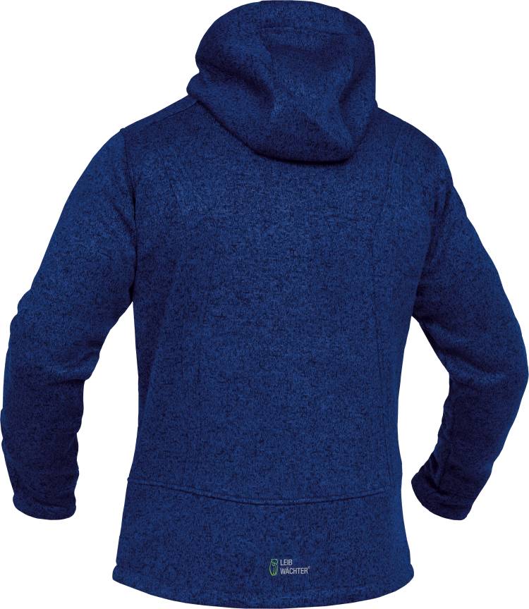 Leibwaechter Strickjacke kornblau Rueckseite