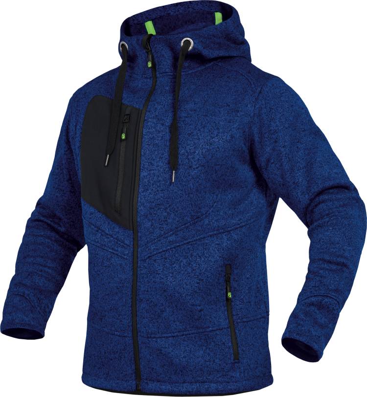 Leibwaechter Strickjacke kornblau Vorderseite