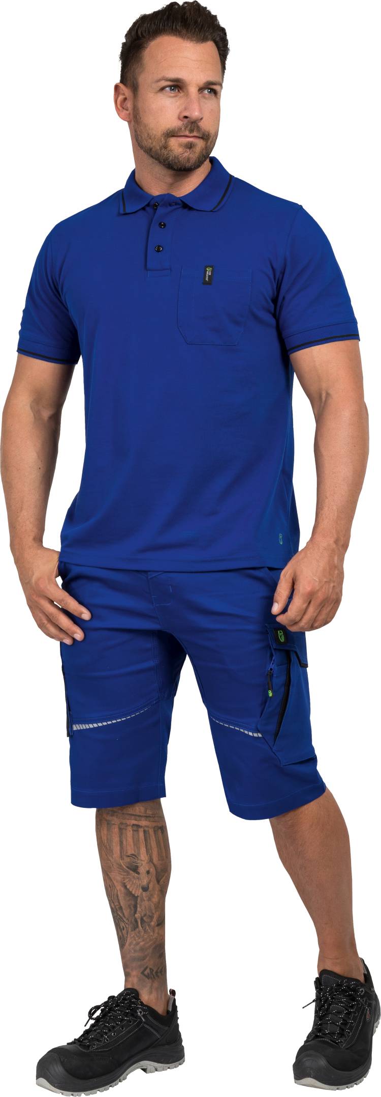 Leibwaechter Shorts kornblau schwarz Model 1