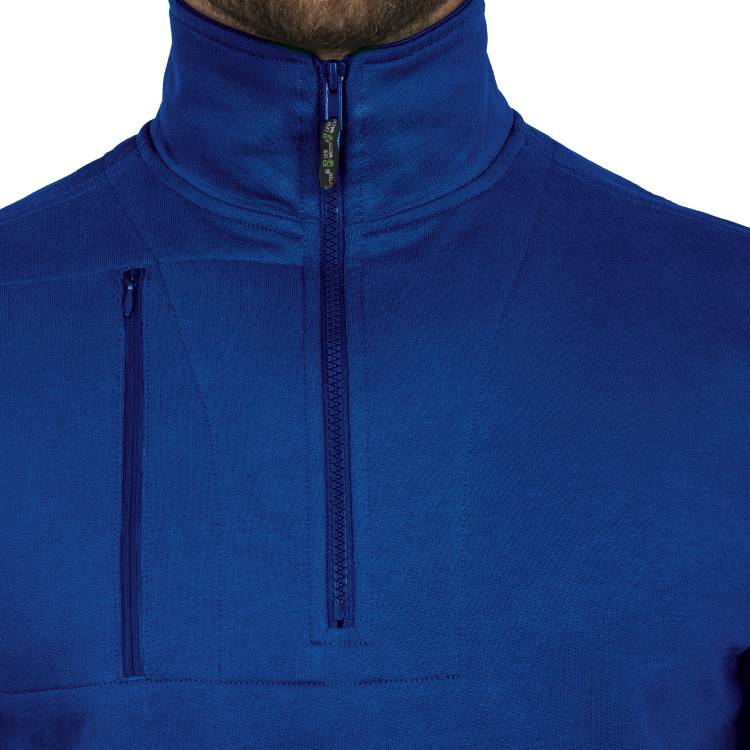 Leibwaechter Zipsweater kornblau Zoom 1