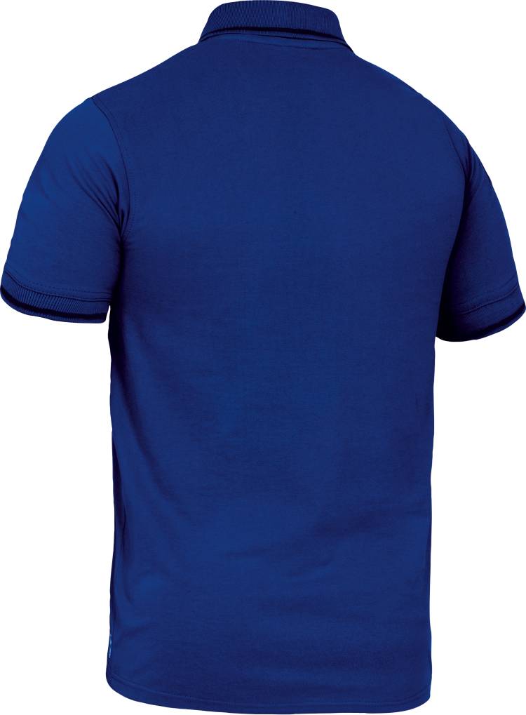 Leibwaechter Polo Shirt kornblau Rueckseite