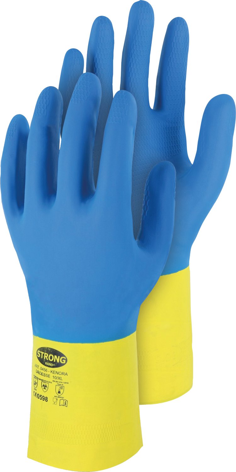 Chemikalienhandschuhe H520 Naturlatex