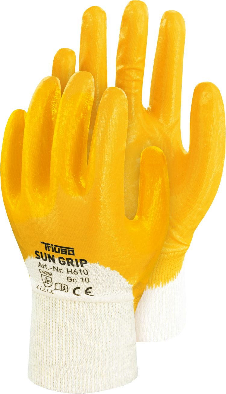 Baumwollhandschuhe Sun Grip mit Nitril