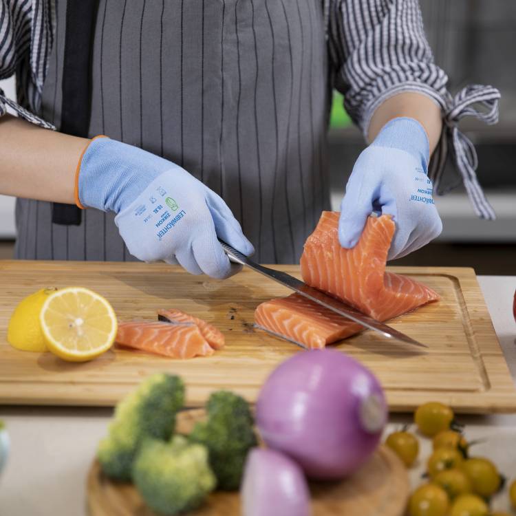 Leibwaechter Handschuh Zirkon hellblau Produktfoto 4