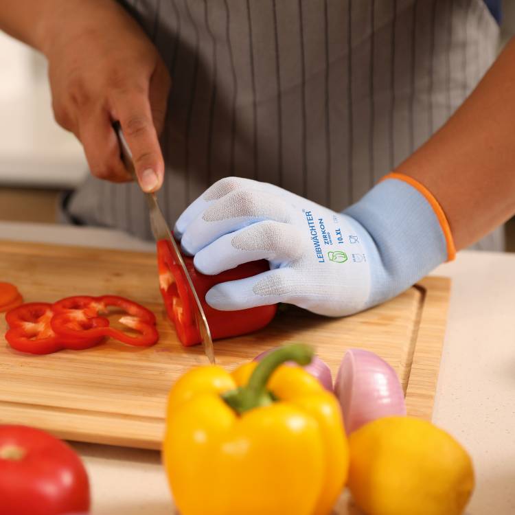 Leibwaechter Handschuh Zirkon hellblau Produktfoto 5