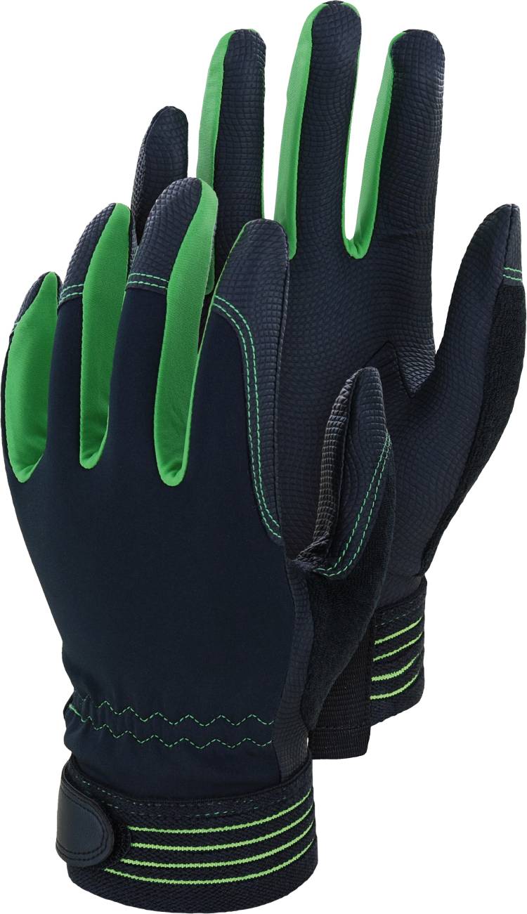 Leibwächter® Handschuhe Smaragd PU mit Synthetik-Leder