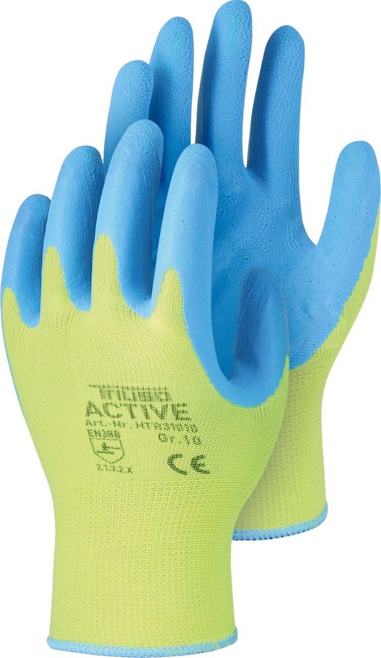 Polyesterhandschuhe HTR310 Active mit Latex