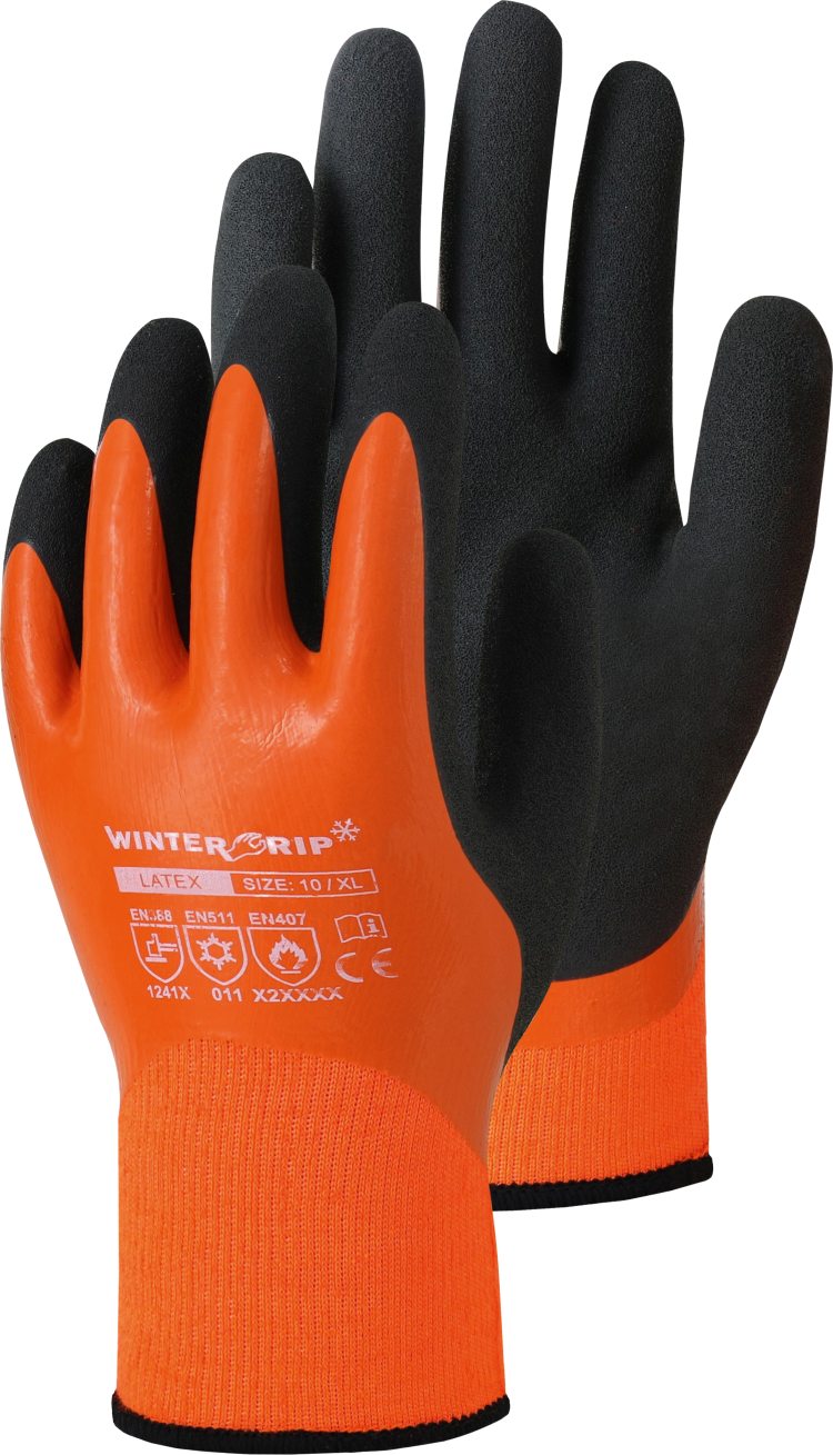 Acrylhandschuhe HTR338 WinterGrip mit Latex