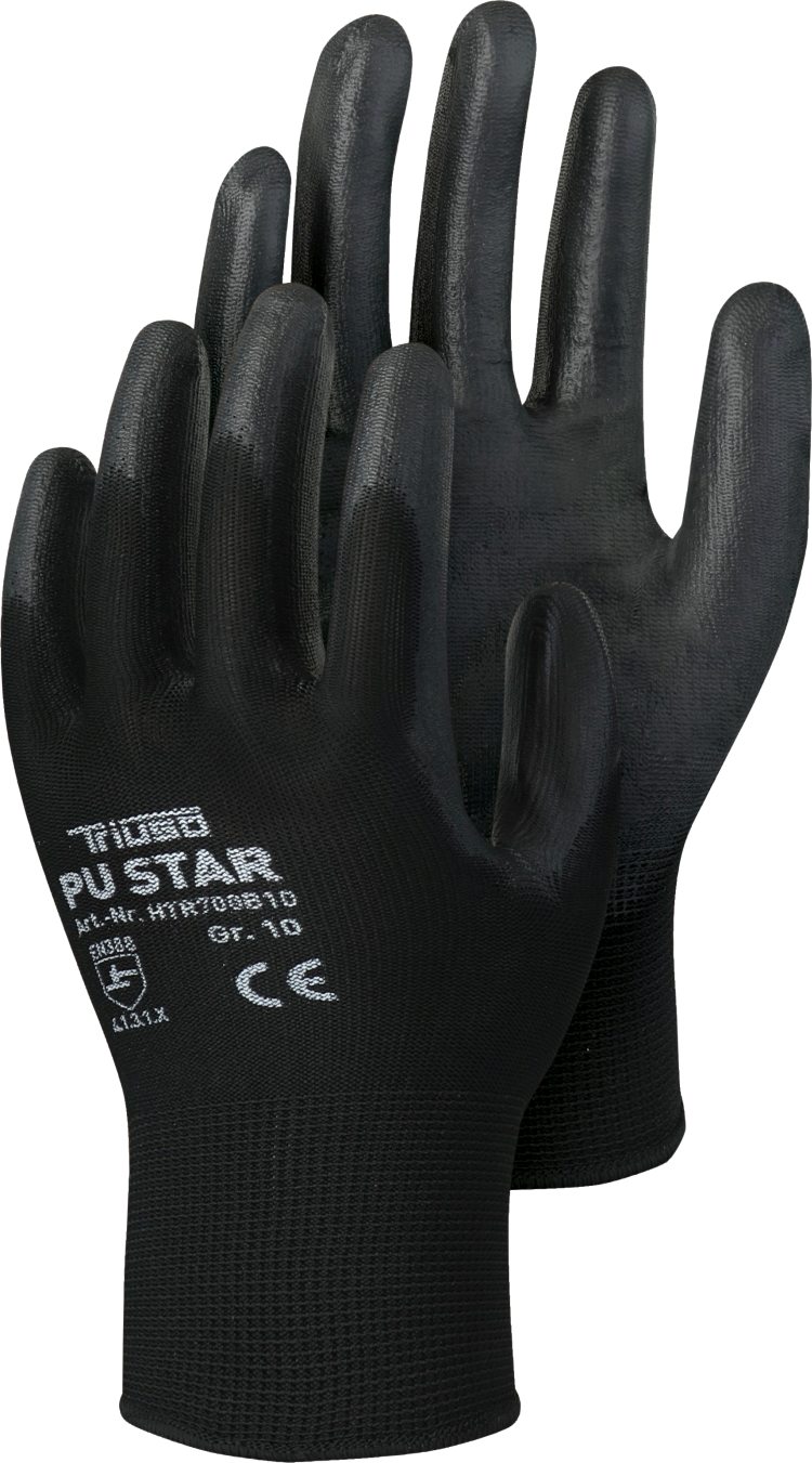 Polyesterhandschuhe PU-Star