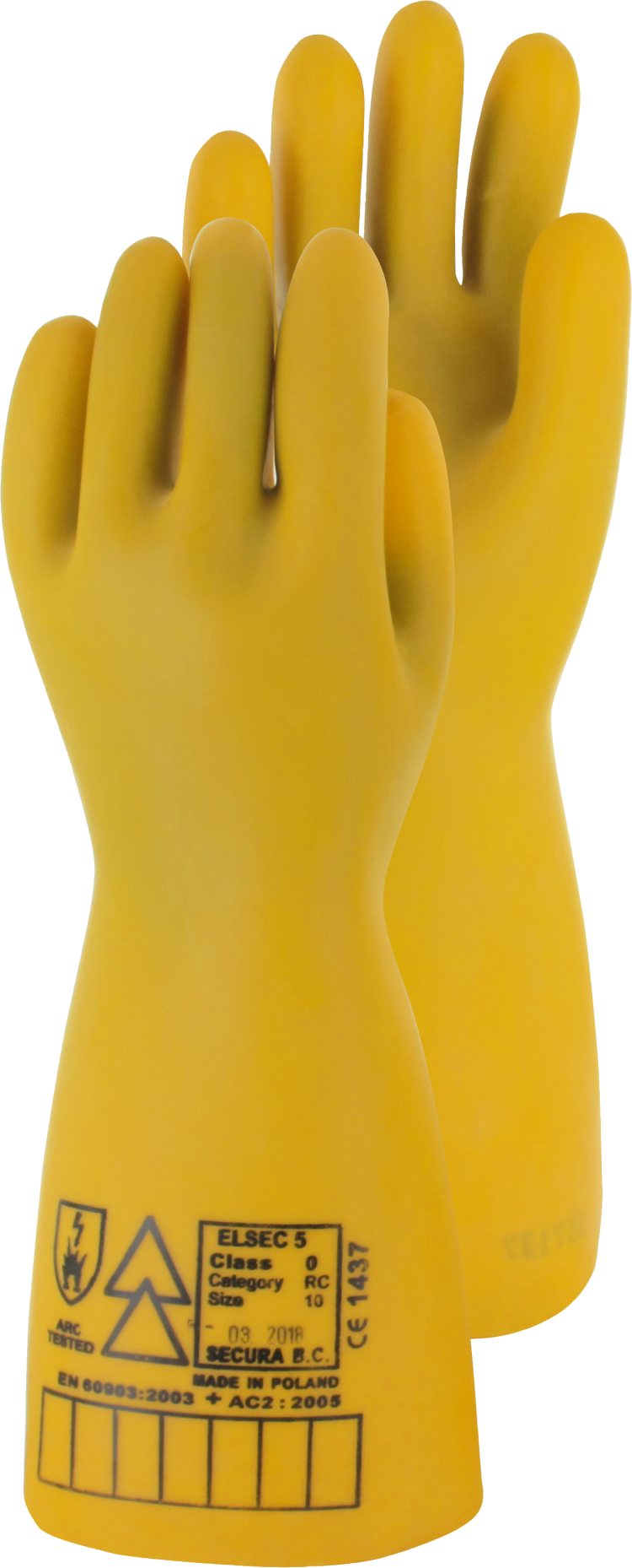 Naturlatex-Handschuhe gelb