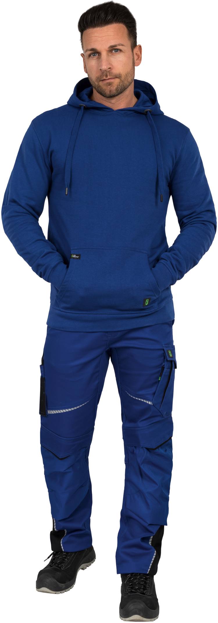 Leibwaechter Hoody kornblau Model 1