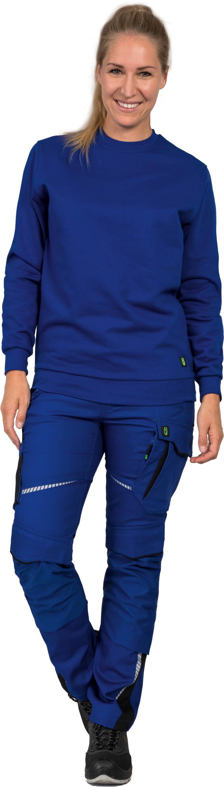 Leibwaechter Rundhals Sweater kornblau Model 2