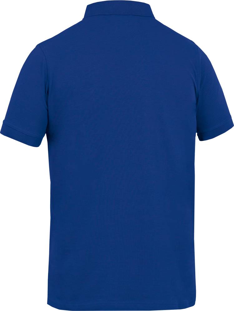 Leibwaechter Polo Shirt kornblau Rueckseite