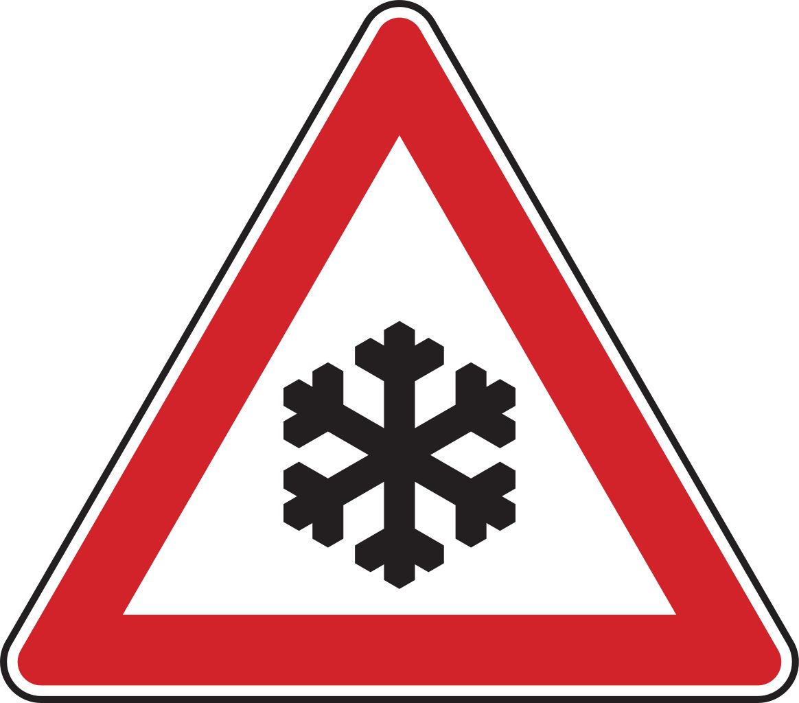 VZ 101-51 Schnee- oder Eisglätte