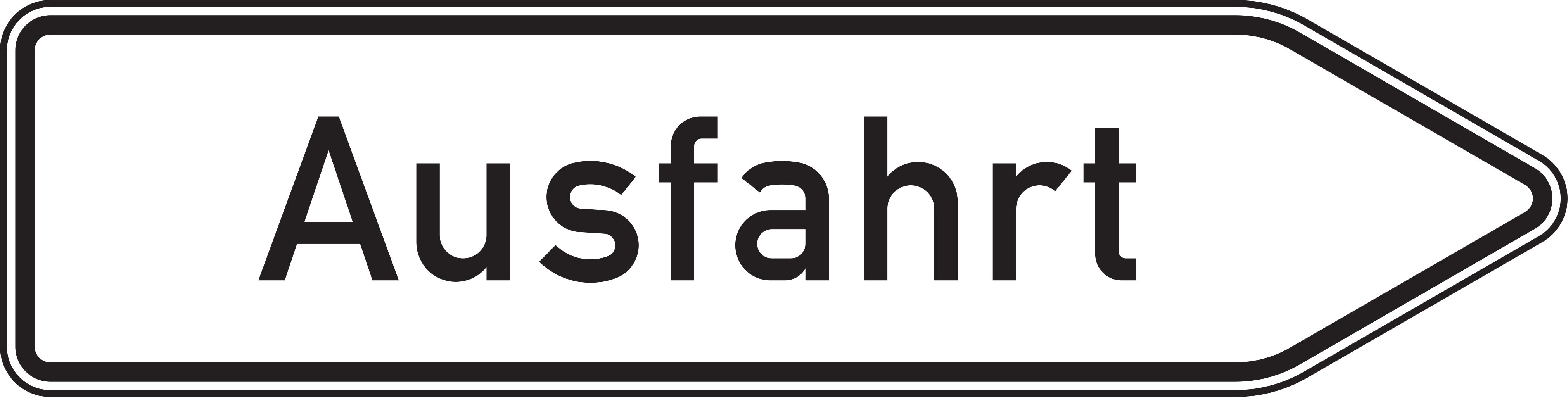 VZ 333.1-20 Ausfahrt von anderen Straßen außerhalb