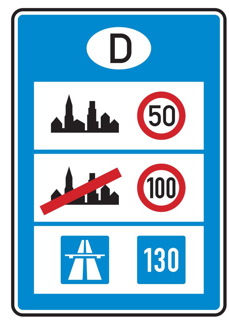 Verkehrsschild Info-Tafel an Grenzübergangsst. 2400x1650 Alf. RA1