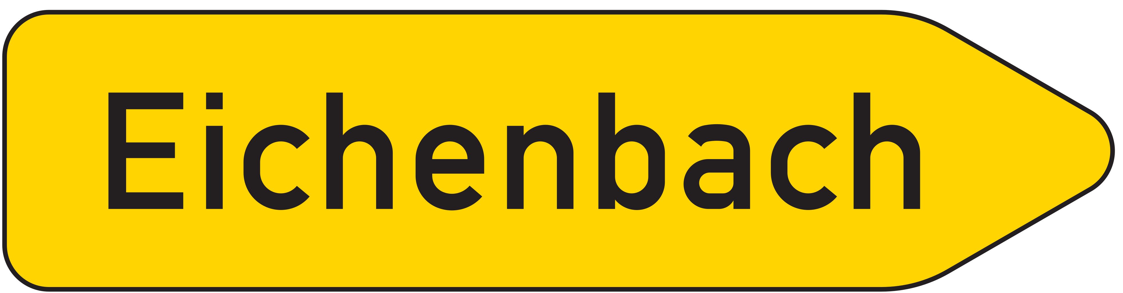 Verkehrsschild Pfeilwegw. auf sonst. Straßen rw 250x1000 2mm RA1