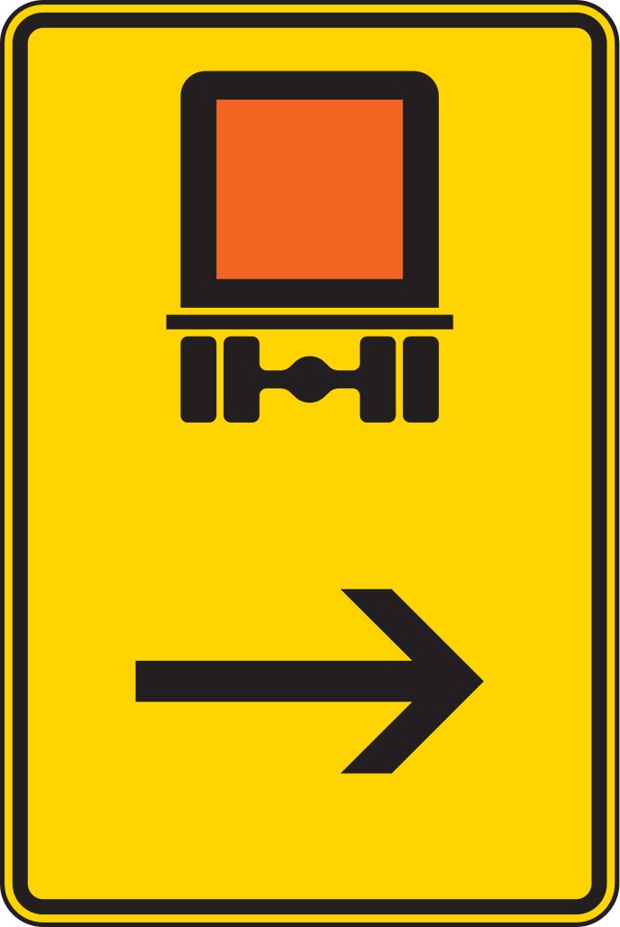 Verkehrsschild Wegweiser f. kennz. Fahrz. hier re 630x420 2mm RA1