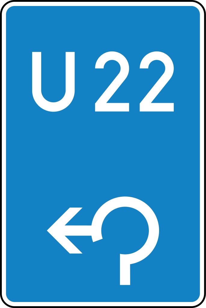 Verkehrsschild Bedarfsumleitung, im Kreisverk. li 630x420 2mm RA1