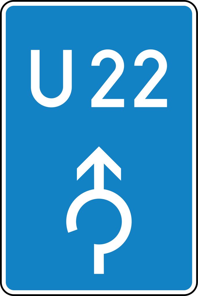 Verkehrsschild Bedarfsumleitung, im Kreisverk. ge 630x420 2mm RA1