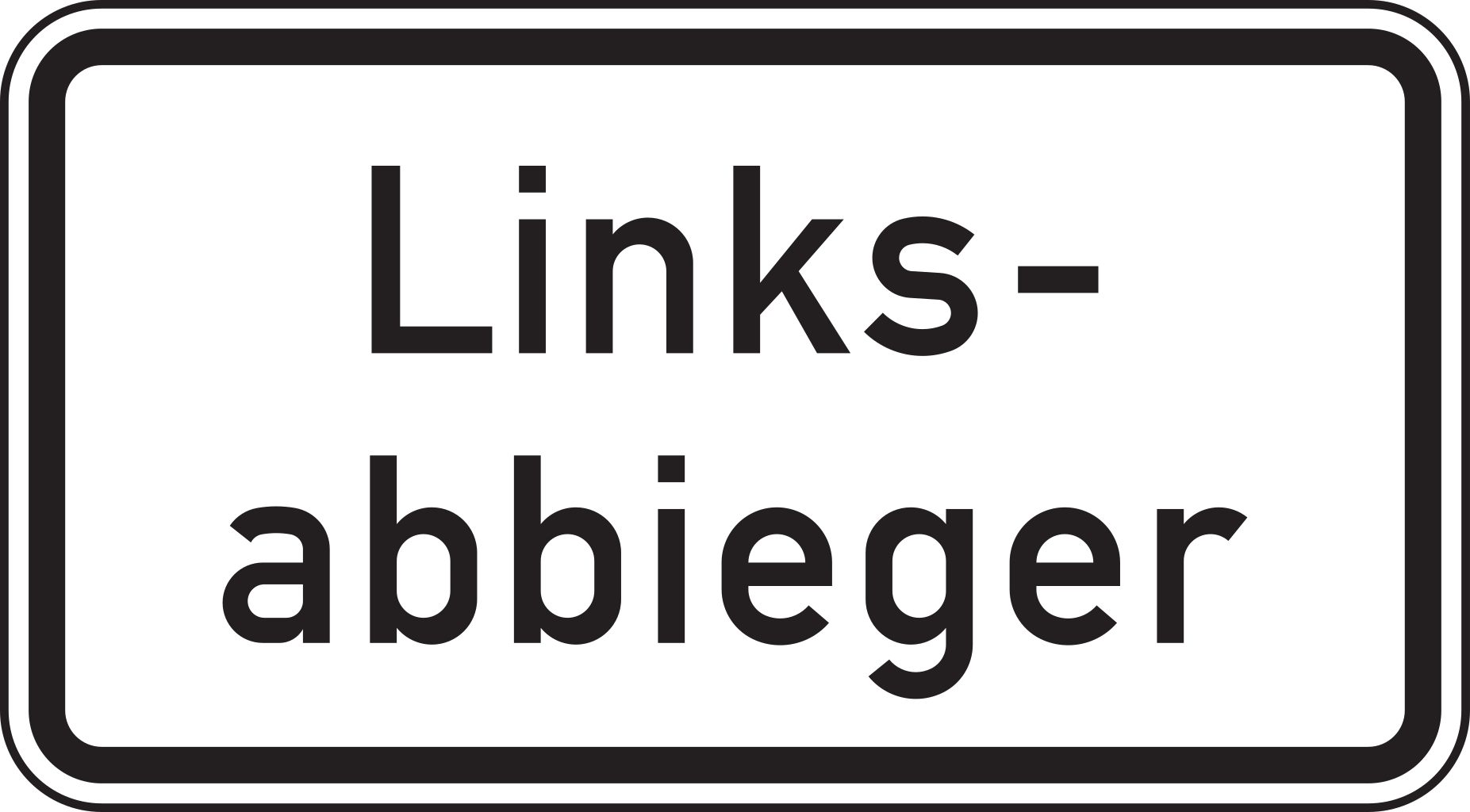 VZ 1007-54 Linksabbieger