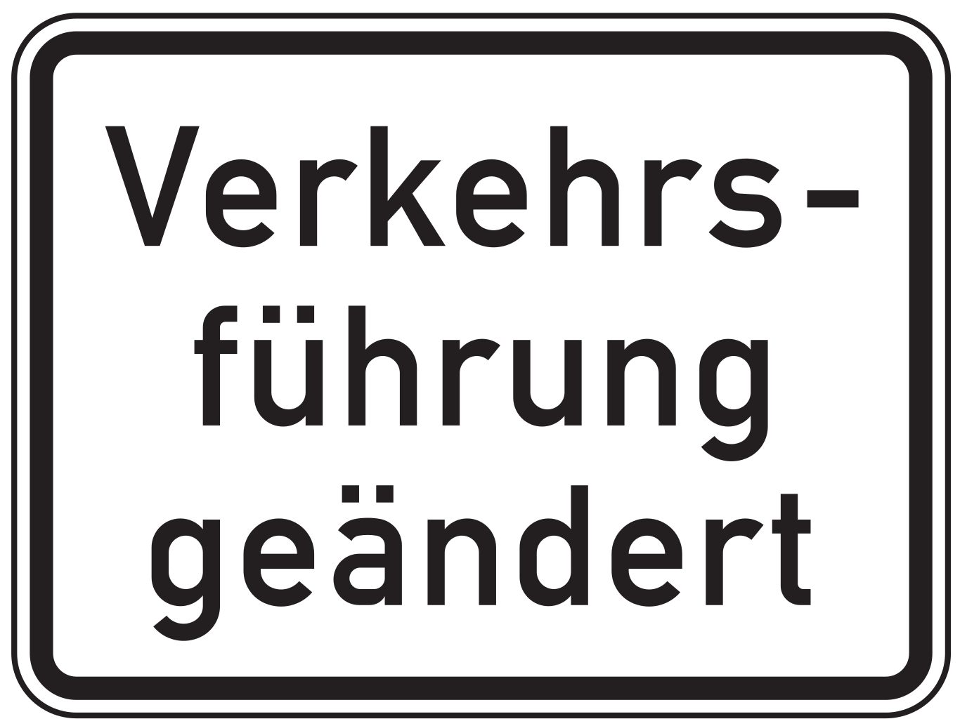 VZ 1008-31 Verkehrsführung geändert