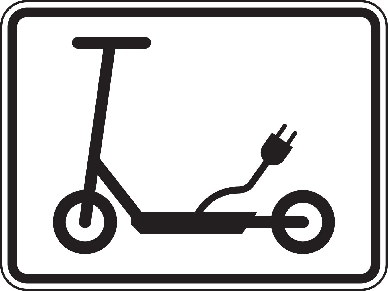 VZ 1010-68 Elektrokleinstfahrzeuge im Sinne der Elektrokleinstfahrzeuge-Verordnung