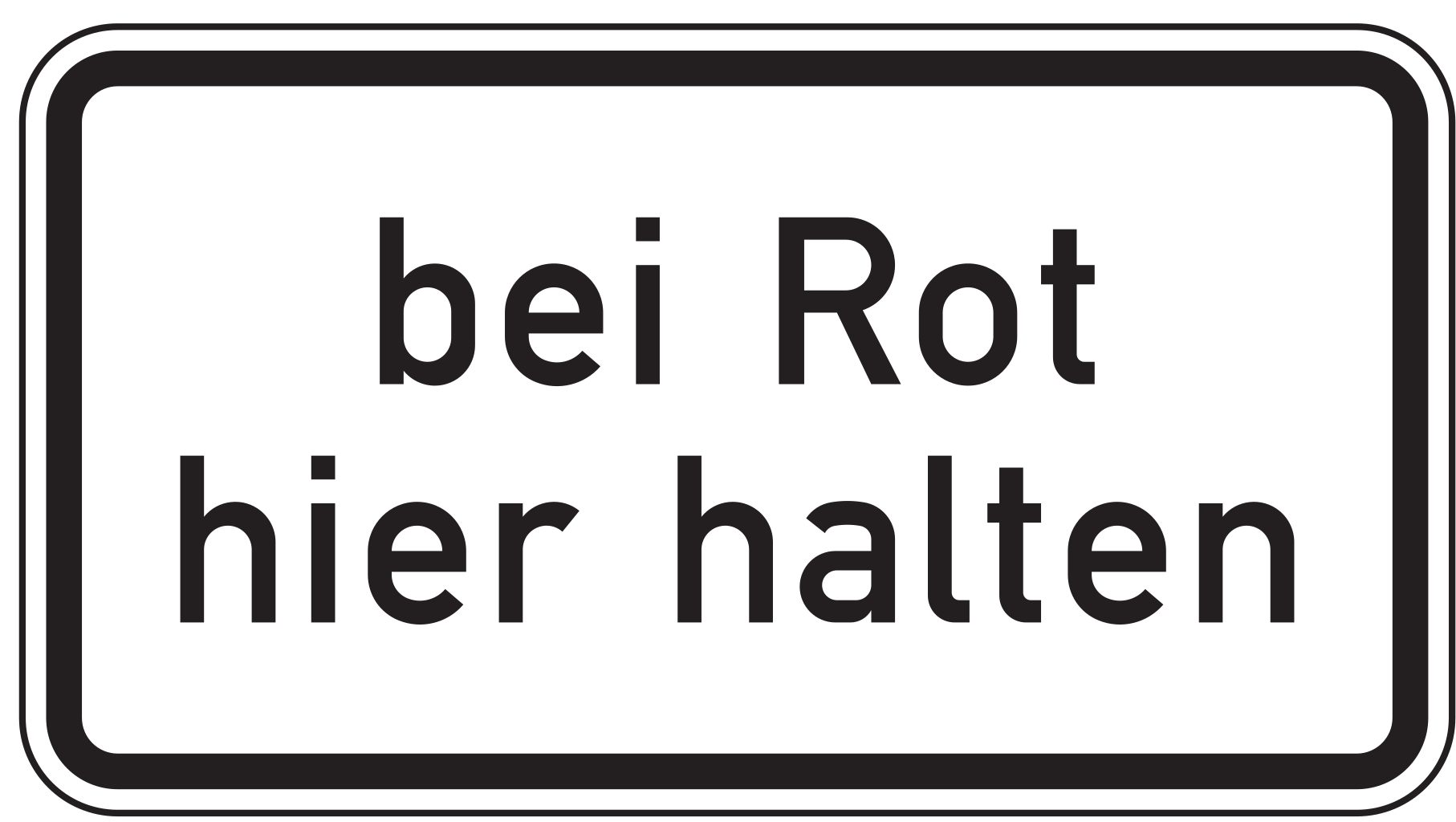 VZ 1012-35 Bei Rot hier halten