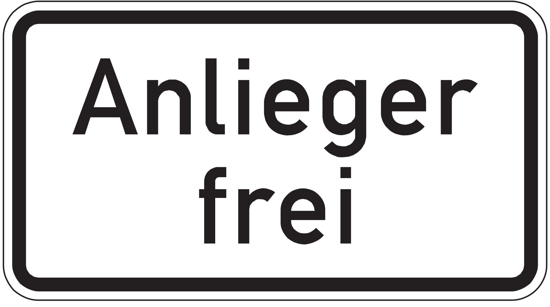 VZ 1020-30 Anlieger frei