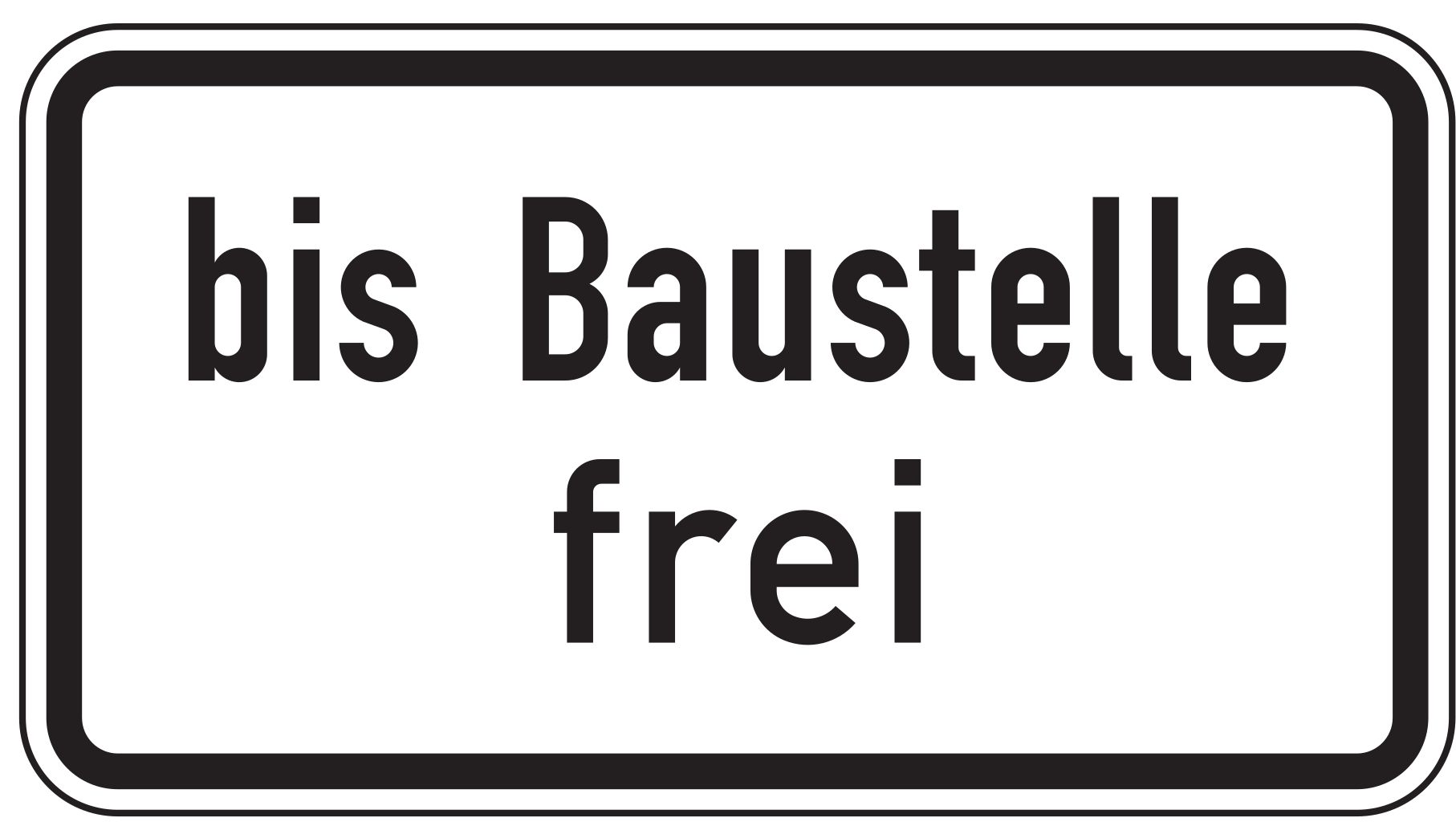 VZ 1028-31 bis Baustelle frei