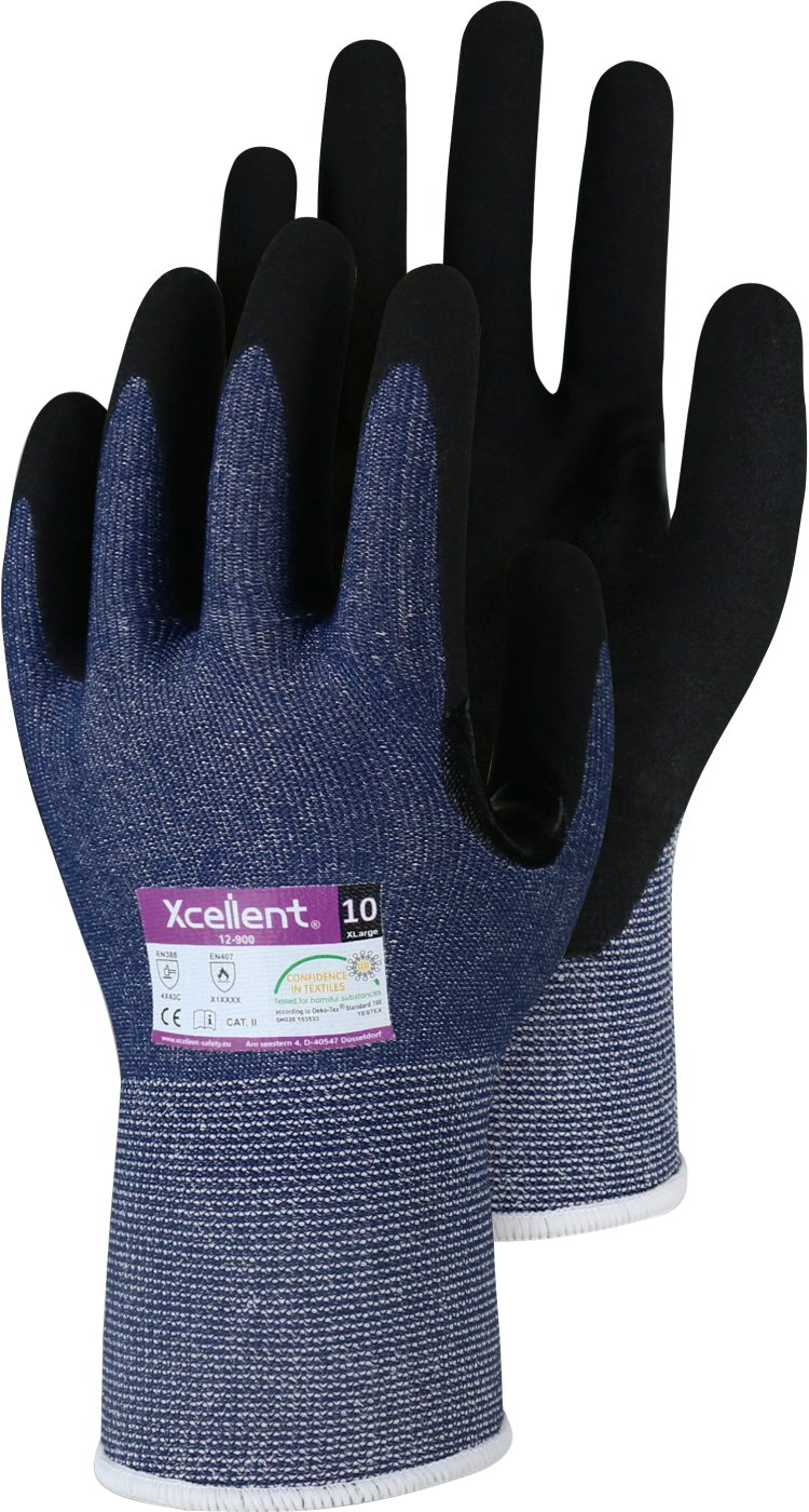 Xcellent Cut C Handschuhe Hitzeschutz mit Nitril XC12900