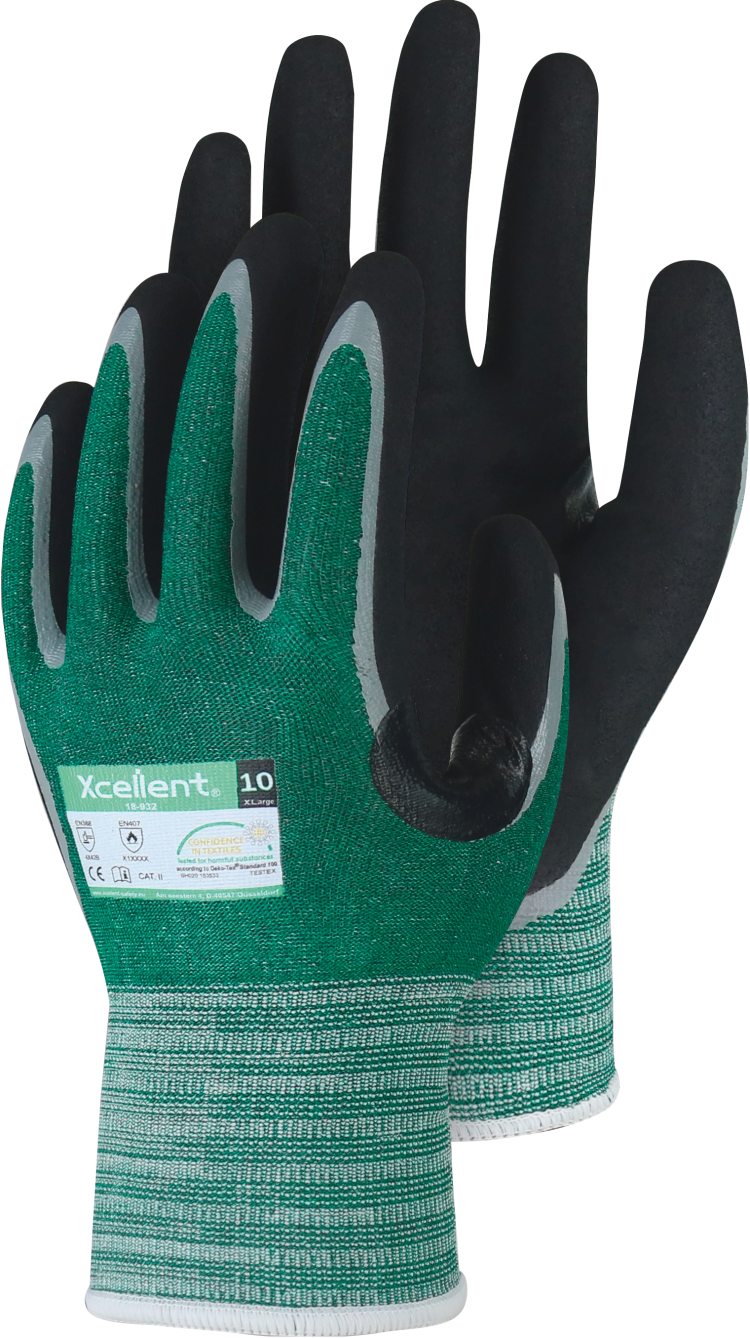 Xcellent Cut B-Handschuhe Hitzeschutz mit Nitril