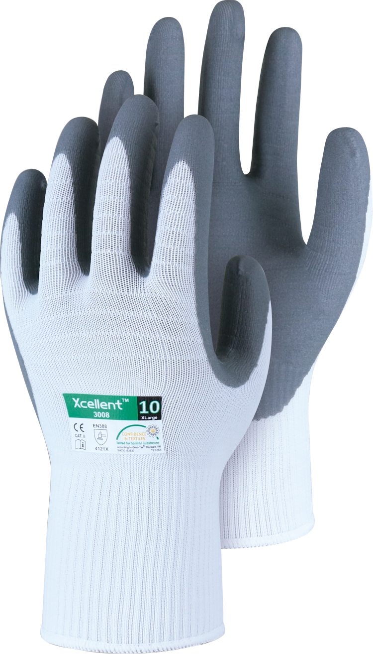 Xcellent Nylon Spandex Handschuhe mit Nitril XC3008