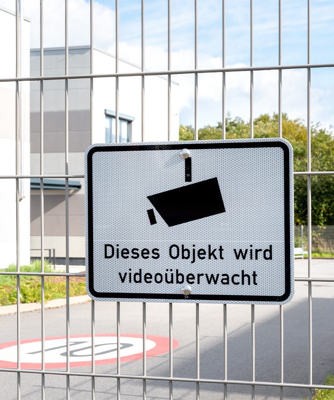 Klemmschelle für Stabmattenzaun - Schild 1