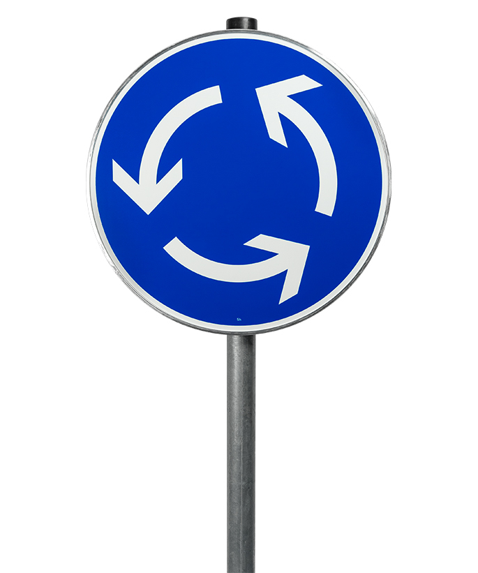 Befestigungsset für ein Alform-Schild - Schild-Ansicht 1