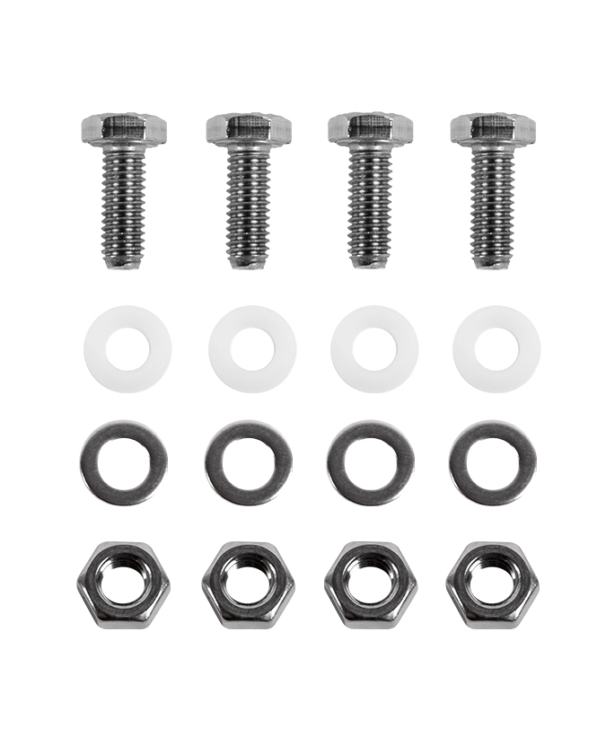 4er-Schildschraubenset zur Befestigung eines Verkehrszeichen