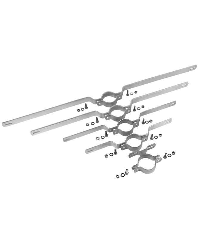 Rohrschellen für Flachschilder 1