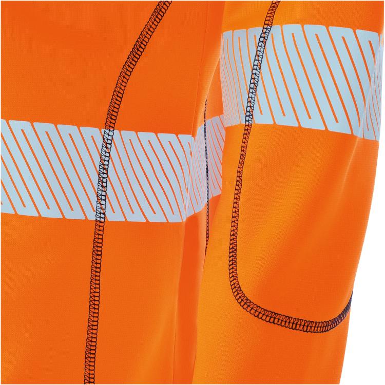 Warnschutz-Funktionsshirt Coolpass-Fleece Detailansicht (Orange)